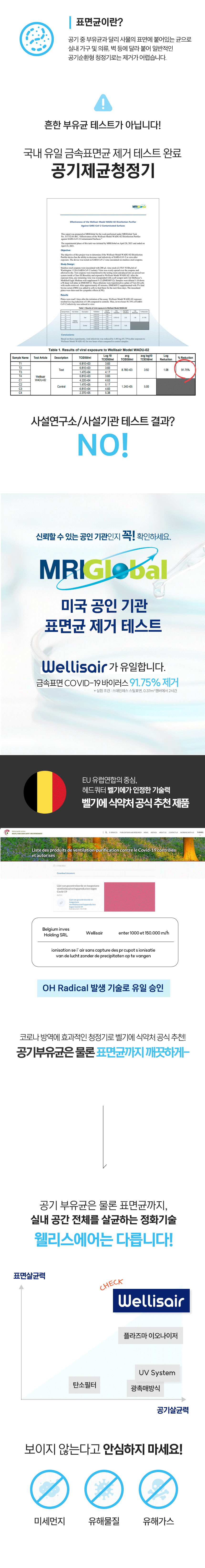 웰리스에어 공기제균청정기
